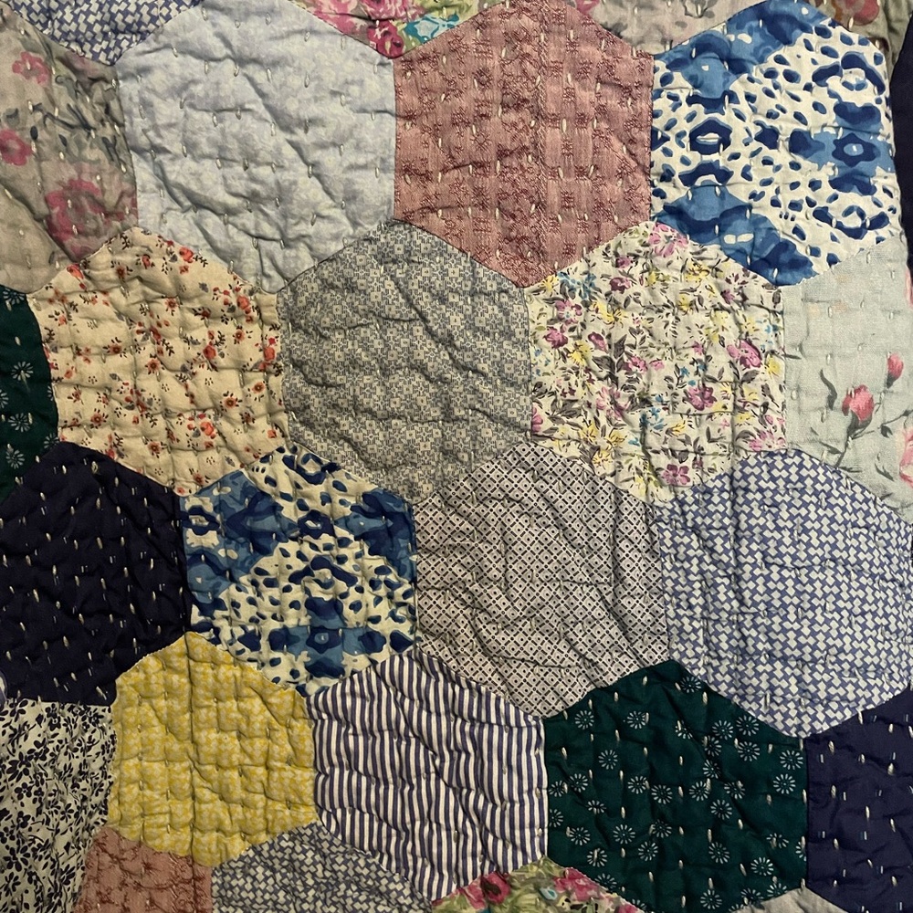 Sundance Patchwork Quilted Jacket - Petite Medium - image 5